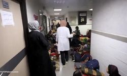 Filistin Kızılayı, Al-Amal hastanesine sığınanların görüntüsünü paylaştı 