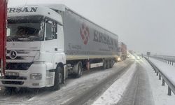 Sivas'ta yoğun kar yağışı, trafikte aksamalara neden oldu