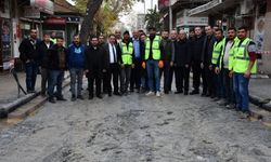 Manisa Büyükşehir Belediyesi, Alaşehir'de Prestij Cadde çalışmalarını hızlandırdı