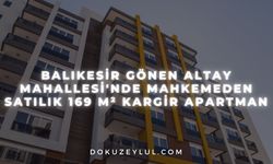 Balıkesir Gönen Altay Mahallesi'nde mahkemeden satılık 169 m² kargir apartman