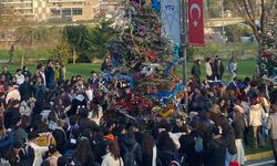 Yıldız Teknik Üniversitesi'nde Yılbaşı Coşkusu: Öğrenciler Ağaç Süsleme Etkinliğine Akın Etti