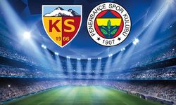 Fenerbahçe Kayserispor maçında  ilk 11'ler belli oldu