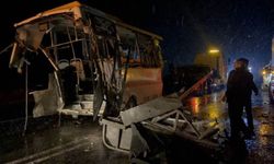 Korkunç Kaza! Belediye Otobüsleri ve Karavan Çarpıştı