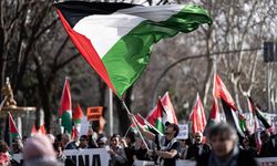 İspanya'nın başkentinde Filistin'e destek gösterisi düzenlendi