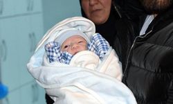 Kahramanmaraş'ta 2024’ün ilk bebeği Suriyeli