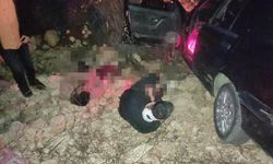 Şarampole devrilen otomobildeki beş kişi yaralandı