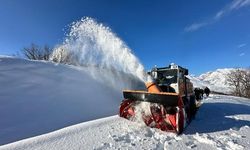 Tunceli'de 170 köy yolu kardan ulaşıma kapandı