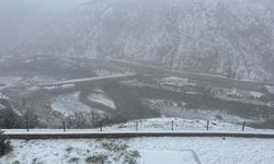 Tunceli'de kar yağışı