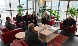 Manisa'da şehit ailesinden Başkan Ergün'e ziyaret