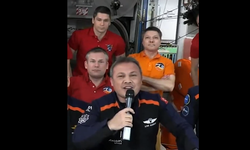 Alper Gezeravcı'dan Uzay istasyonunda ilk mesaj: 'İstikbal göklerdedir!'