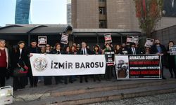 İzmir Barosu ve Adalet Peşinde Aileleri Platformu Eylemde