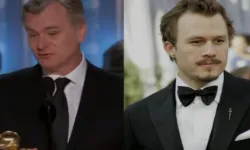 Christopher Nolan Altın Küre en iyi yönetmen ödülünü alırken Heath Ledger’ı andı