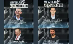 Özgür Özel, Gökhan Zan, Erdal Beşikçioğlu ve Tanju Özcan 'Mevzular Açık Mikrofon'a katılacak