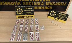 Kütahya'da sentetik uyuşturucu hap sattığı iddia edilen şüpheli tutuklandı