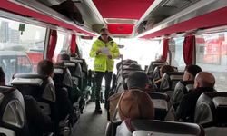 Bitlis’te trafik ekiplerinden emniyet kemeri bilgilendirmesi