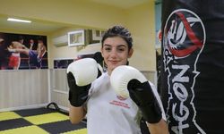 Kick boksta Türkiye şampiyonu Sudenaz, gözünü dünya şampiyonasına dikti