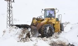 Sason’da 10 köy yolu kardan kapandı