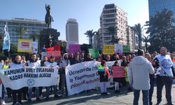 İzmir'de taşeron işçilerden 'norm kadro' çağrısı: Modern kölelik istemiyoruz