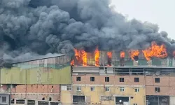 Beykoz'da fabrikada yangın!