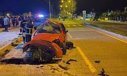 İki otomobilin çarpıştığı kazada bir kişi öldü