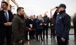 Zelenskiy, İstanbul'da Ukrayna donanması korvetlerinin inşa edildiği tersaneyi ziyaret etti