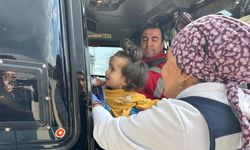 2 yaşındaki Kumsal, ambulans helikopterle sevk edildi