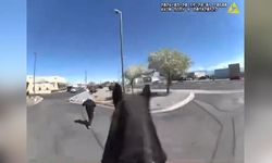Atlı polisin hırsızı kovalaması kameraya yansıdı