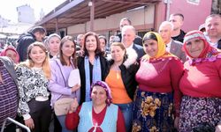 Başkan Çerçioğlu, Karacasu Pazar Yeri'ni ziyaret etti