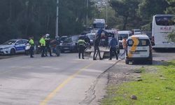 Bodrum'da, hafriyat kamyonuna çarpan motosikletli öldü