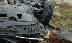 Malatya'da takla atan otomobildeki 1 kişi öldü, 3 kişi yaralandı