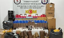 Samsun'da 'tütün mamülleri kaçakçığı'na 4 gözaltı
