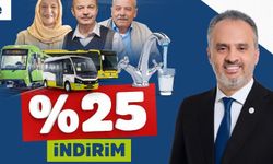 Bursa'da emeklilere, ulaşımda ve su faturalarında yüzde 25 indirim