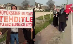 Bursa Osmangazi’deki Kentsel Dönüşüm Mağdurları Protesto Etti