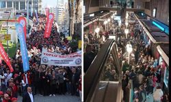 İzmirli yolda kaldı: Metroda arıza Otobüslerde grev!