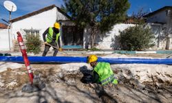 Bergama Zeytindağ ve Yukarıada mahalleleri içme suyu hattı imalatlarında sona yaklaşıldı