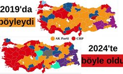 Türkiye'nin rengi değişti