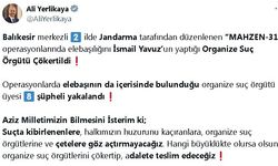 Balıkesir ve Bursa'da organize suç örgütüne operasyon: 8 gözaltı
