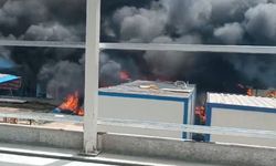 Bartın'da işçilerin kaldığı konteynerde korkutan yangın