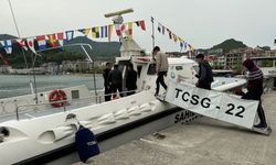 Bartın'da Sahil Güvenlik botu ziyarete açıldı