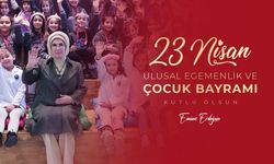 Emine Erdoğan'dan '23 Nisan' mesajı