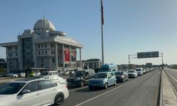 İstanbul- Tekirdağ kara yolunda çift yönlü araç yoğunluğu