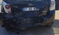 Mardin'de otomobiller çarpıştı: 1 yaralı
