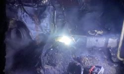 Uçuruma düşen tarım işçisi taşıyan minibüs yandı: 3 ölü, 18 yaralı