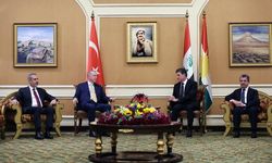 Cumhurbaşkanı Erdoğan, Irak Kürt Bölgesel Yönetimi Başkanı Barzani ile görüştü