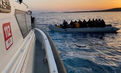 Çanakkale açıklarında 29 kaçak göçmen kurtarıldı