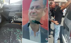 Samsun'da CHP'nin aracına saldırı