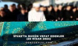 Sivas'ta Bugün Vefat Edenler (20 Nisan 2024): Sivas Belediyesi Aramızdan Ayrılanlar Listesi