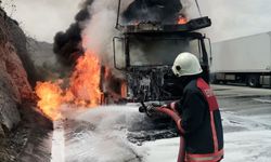 Sıfır kilometre araçlar cayır cayır yandı