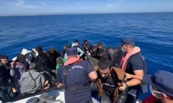 Fethiye açıklarında 33 kaçak göçmen yakalandı