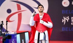 Milli tekvandocu Enbiya Taha Biçer, Avrupa Şampiyonası'nda altın madalya kazandı